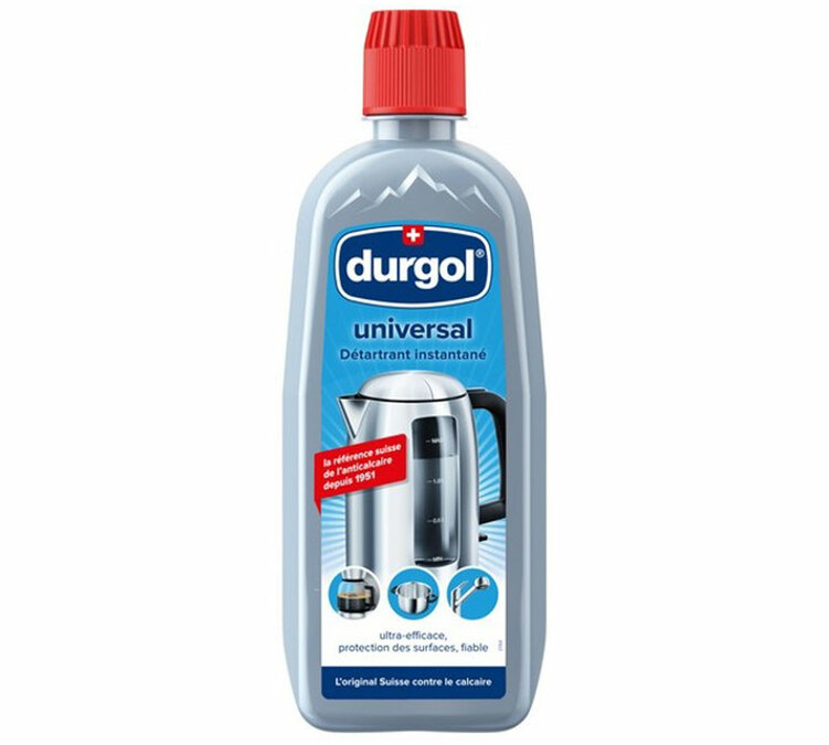Descalcificante DURGOL – universal, para todos os tipos de produtos, 750 ml.