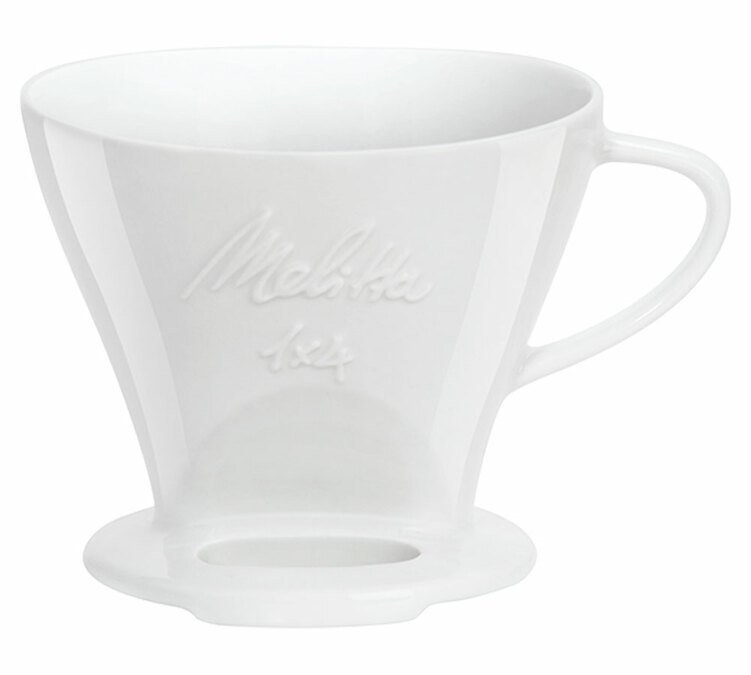 Апарат за капање кафе MELITTA IX4, порцелански, беле боје.