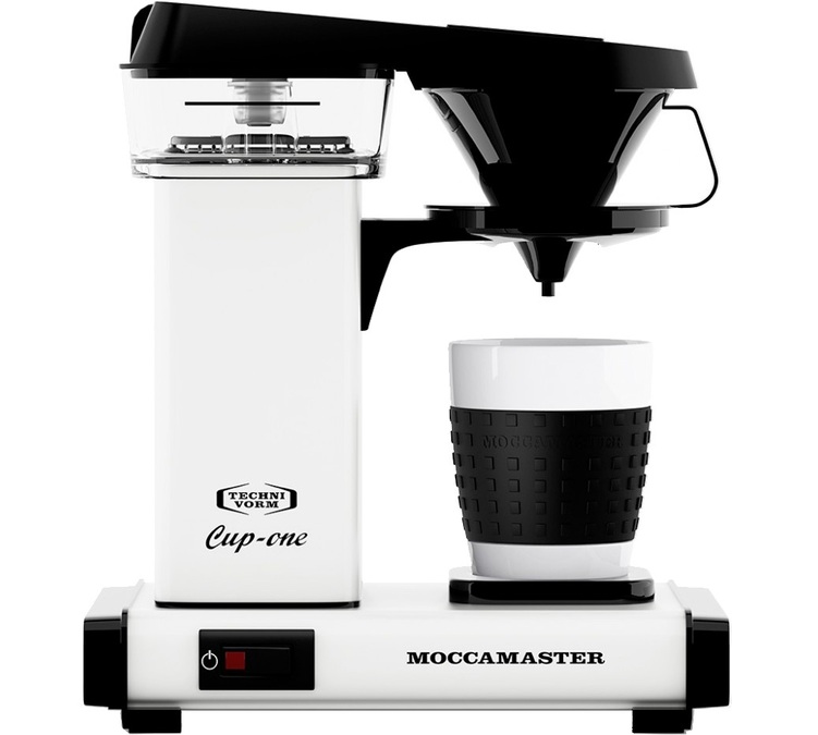 Filterkaffebryggare – MOCCAMASTER – Cup One, vit + presentkampanj
