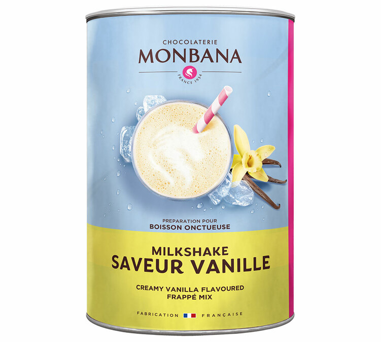 Bevanda fredda tipo Milk Shake, gusto vaniglia, 1 kg - Monbana