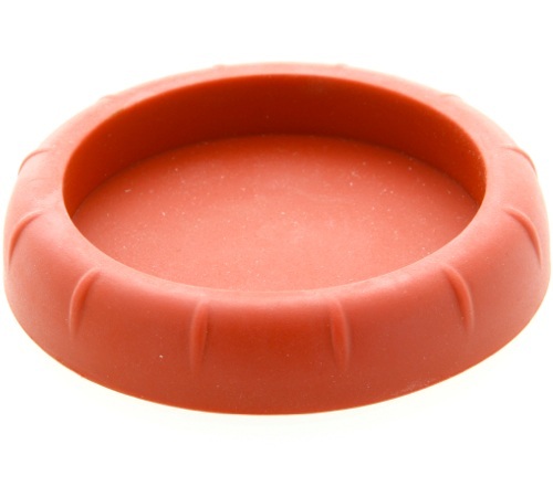 Tappetino rosso Cafelat per il tamper.
