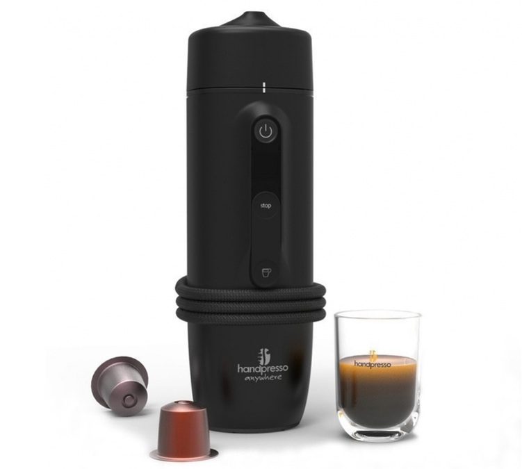 Handpresso Machine à capsules compatible Nespresso® modèle Auto Capsule 12 ou 24 volts + cadeaux