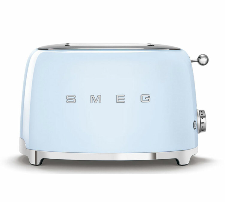 TSF01PBEU broodrooster, 2 roostermogelijkheden, Azuurblauw - SMEG