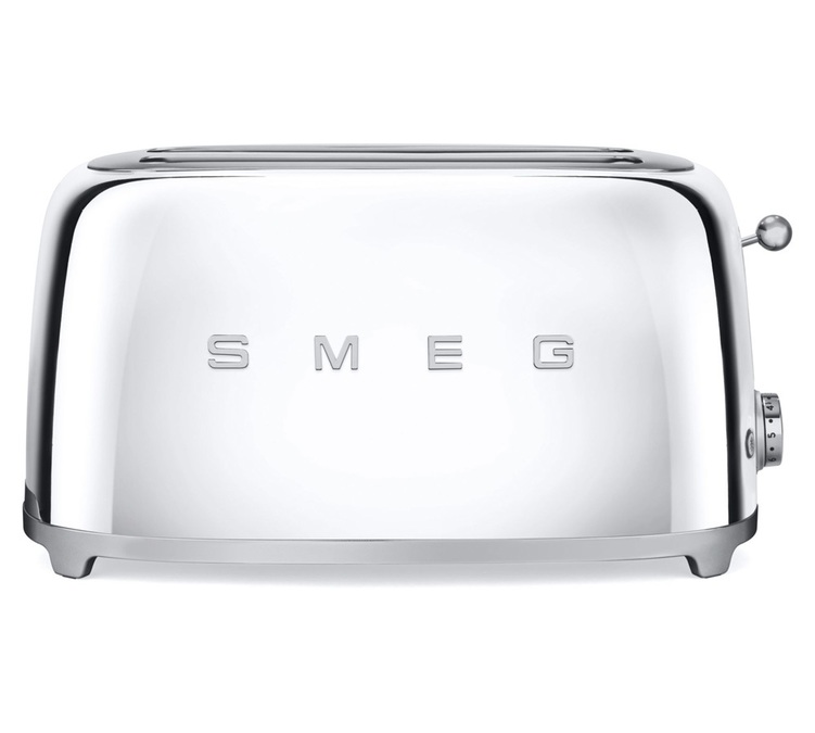 Тостер SMEG TSF02SSEU, хромиран, за 4 филийки.