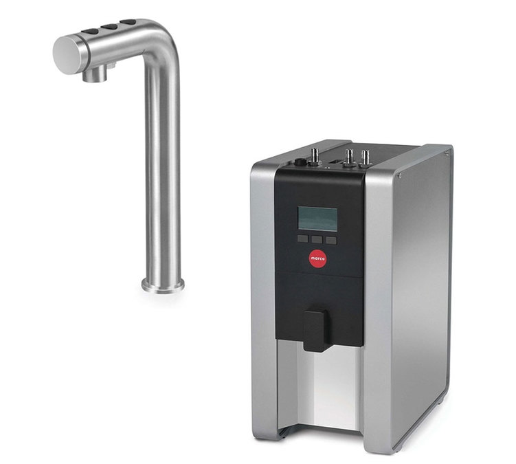 Komplett paket: Värmepanna UC3 + 3-knappsfontän + återvinningsenhet + installation