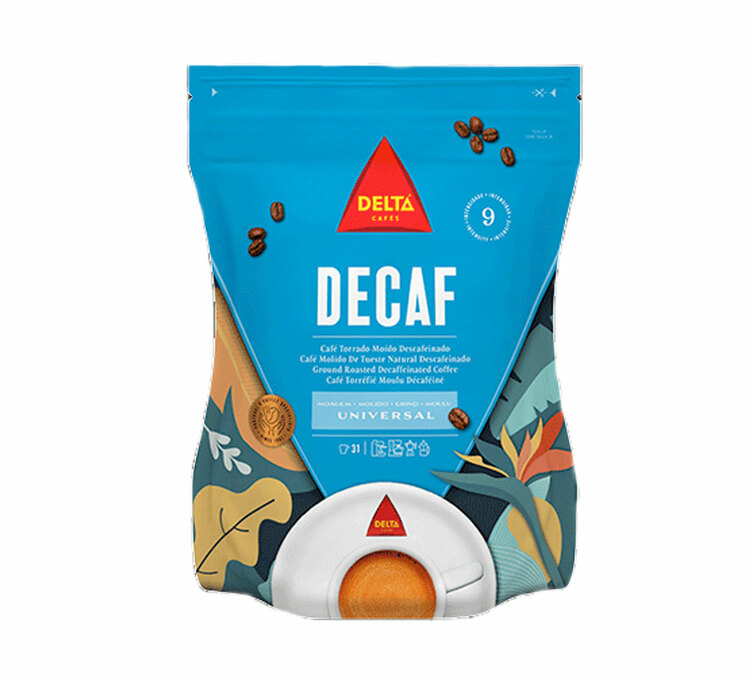 220 g - Gemahlener Kaffee - Entkoffeiniert - DELTA CAFÉS