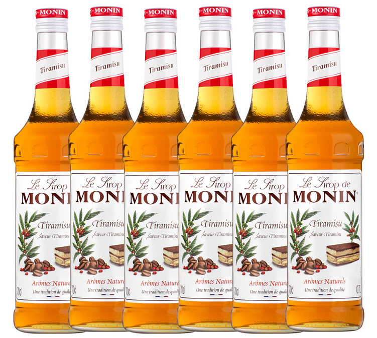 6 x сируп Monin - укус тирамису - 700 мл
