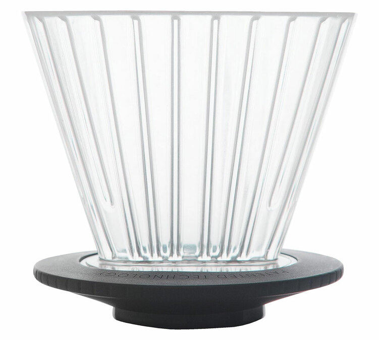 Cafetera de goteo QDO con función de inicio/parada para preparar de 1 a 2 tazas.