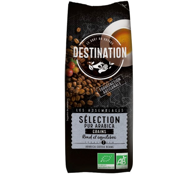 250 g - Caffè in grani - Selezione 100% Arabica biologico - DESTINATION