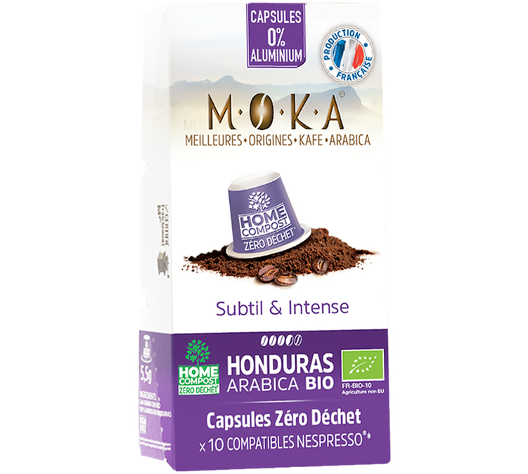 10 kapsler, kompatible med Nespresso* Original, Honduras, økologisk – MOKA
