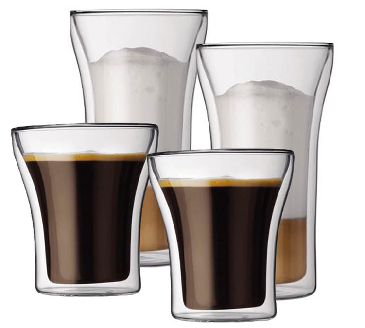 4 db Assam pohár, 20 cl-es és 40 cl-es méretben – Bodum