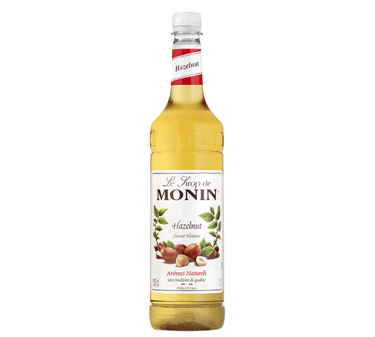 Сироп Monin с вкус на лешник - пластмасова бутилка - 1 л.