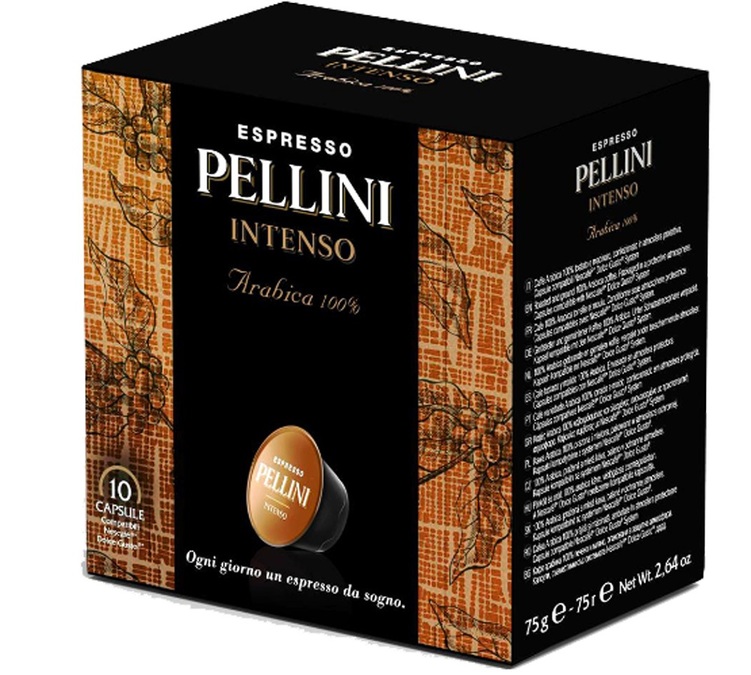 10 kapselia, yhteensopiva Nescafé* Dolce Gusto* Intenso -laitteen kanssa – PELLINI