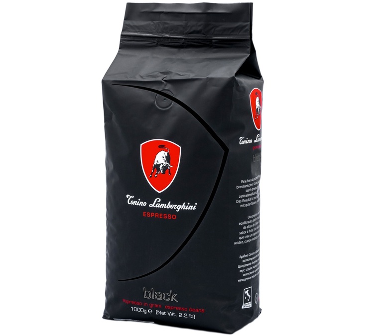 1 kg - őrölt kávé - fekete - TONINO LAMBORGHINI