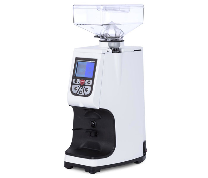 EUREKA Atom 60 kávédaráló, fényes fehér színben