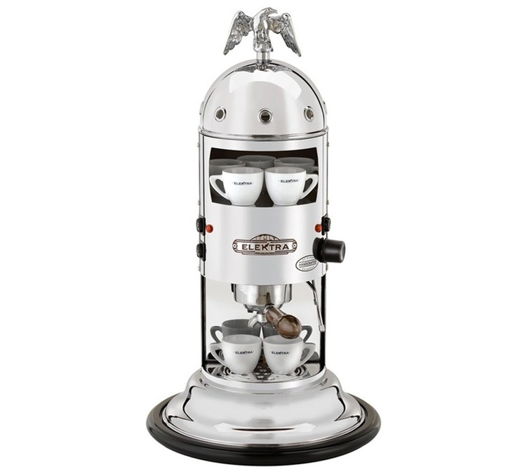Machine expresso ELEKTRA Mini Verticale A1C chrome et bois
