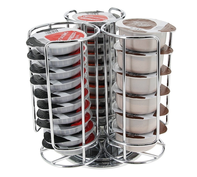 Porta capsule girevole per distributori di Tassimo – capacità di 30 capsule T-Disc – Bosch