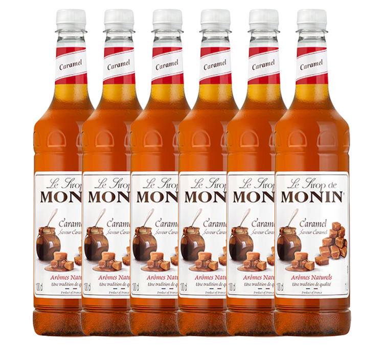 Monin karamel sirup – plastična boca – 6 x 1 l