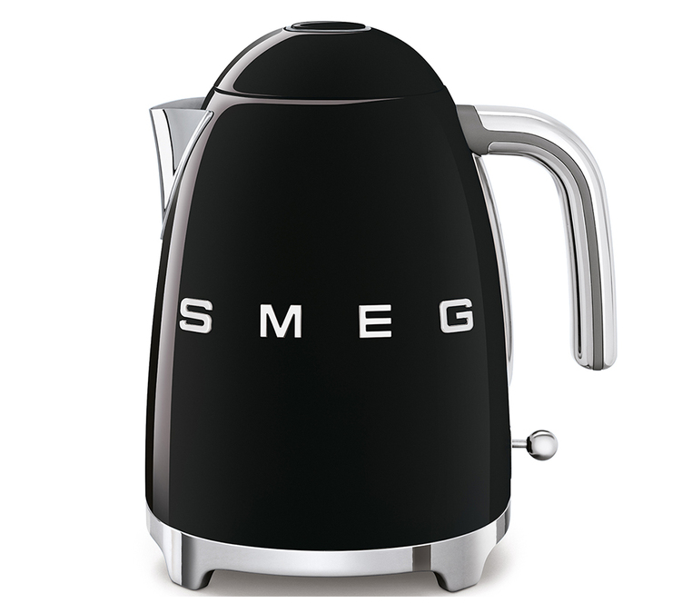 SMEG vattenkokare KLF03BLEU, svart – 1,7 liter