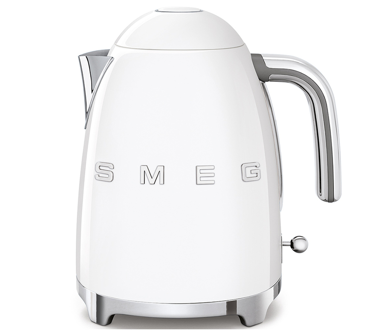 Czajnik SMEG KLF03WHEU, biały, pojemność 1,7 l.