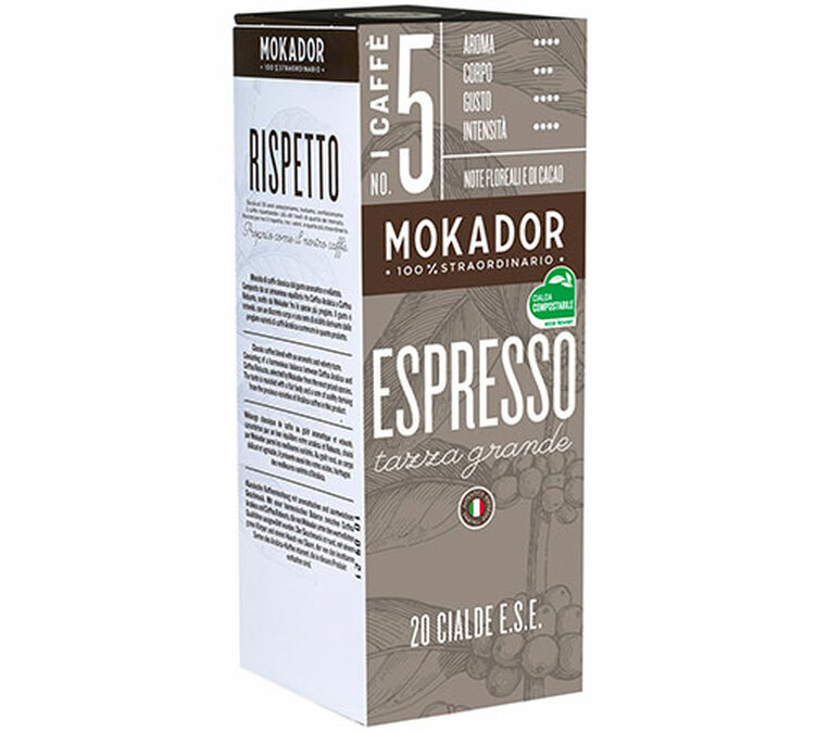 20 ESE-kapsler Tazza Granda – MOKADOR CASTELLARI