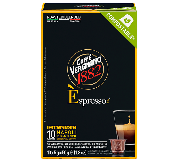 10 kompatible kapsler for Nespresso* Original Napoli – CAFFE VERGNANO