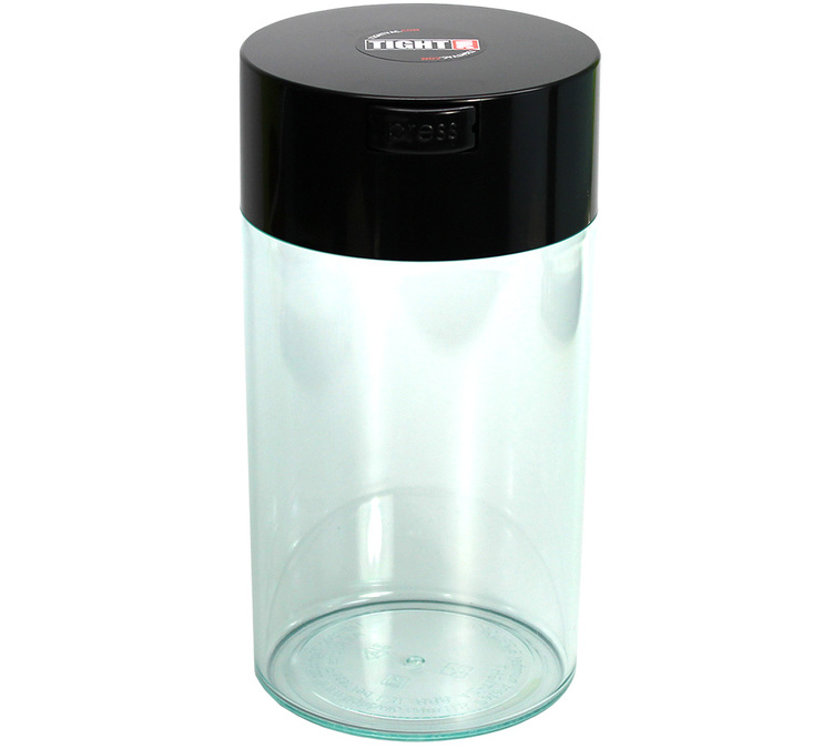 Luftdichte Konservierungsbox, 400 g/1,3 l, schwarz und transparent – Coffeevac
