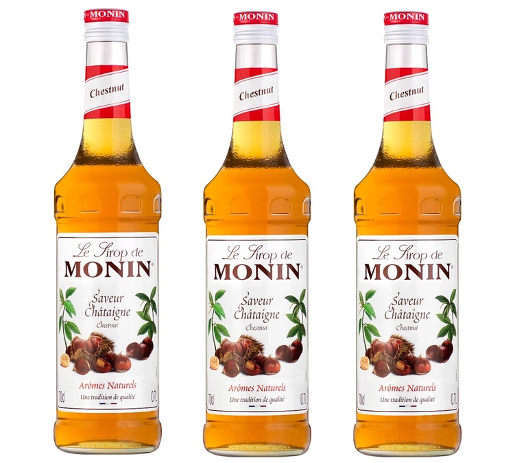 Сироп „Кестен“ за професионална употреба, 3 бутилки x 700 мл – MONIN.