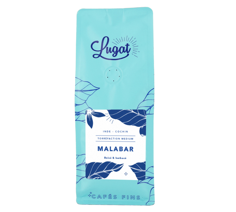 250 g - Kafa u zrnu - Indija Malabar - LUGAT