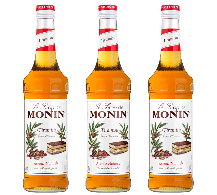 Tiramisu-sirap för professionella - 3 x 70 cl - MONIN