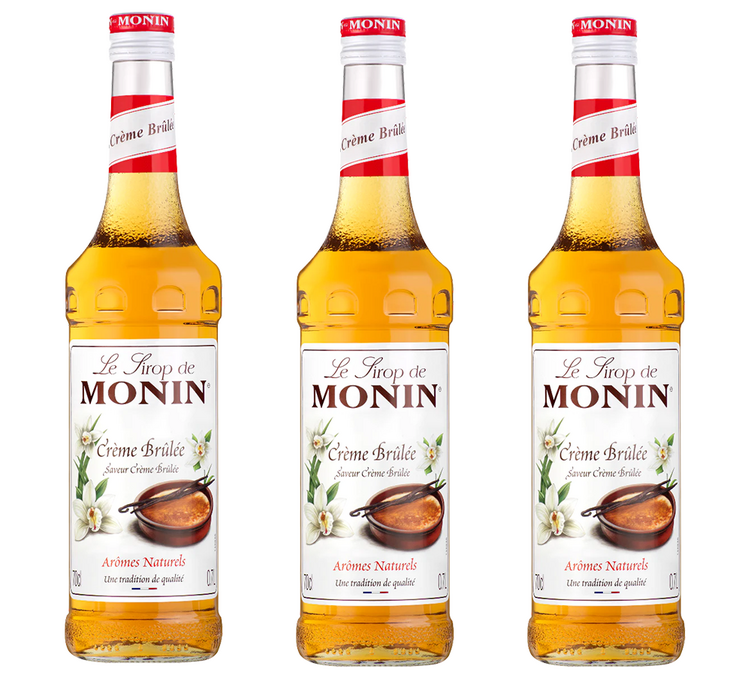 Sciroppo Monin - Crème Brûlée - 3 x 70 cl