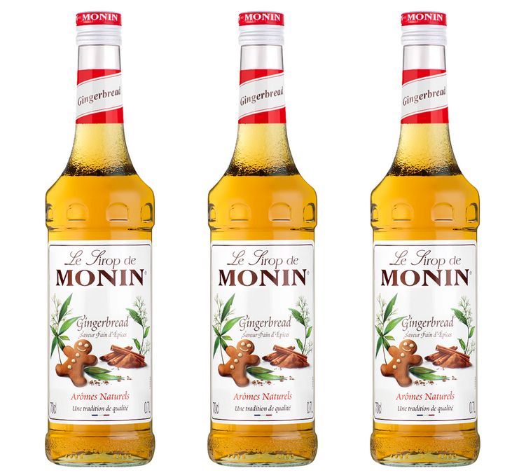 Xarope profissional - Pão de especiarias - Lote 3 x 70 cl - MONIN
