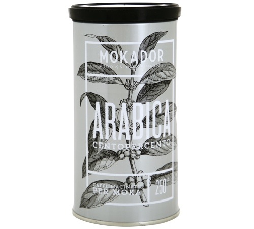 250 g - Café moulu - 100% arabica boite métal - MOKADOR CASTELLARI