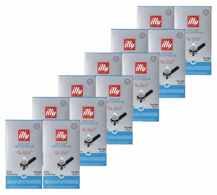 216 ESE-pods kaffeinfri Classico-brenning - Illy