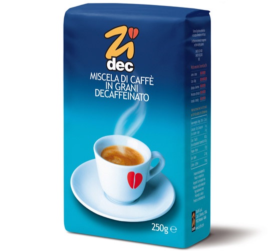 250 g - Café em Grão - Zidec Descafeinado - ZICAFFÈ