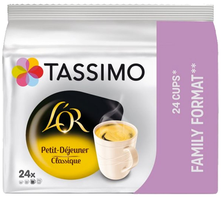 24 kapsule L'OR Doručak Klasični Porodični - TASSIMO