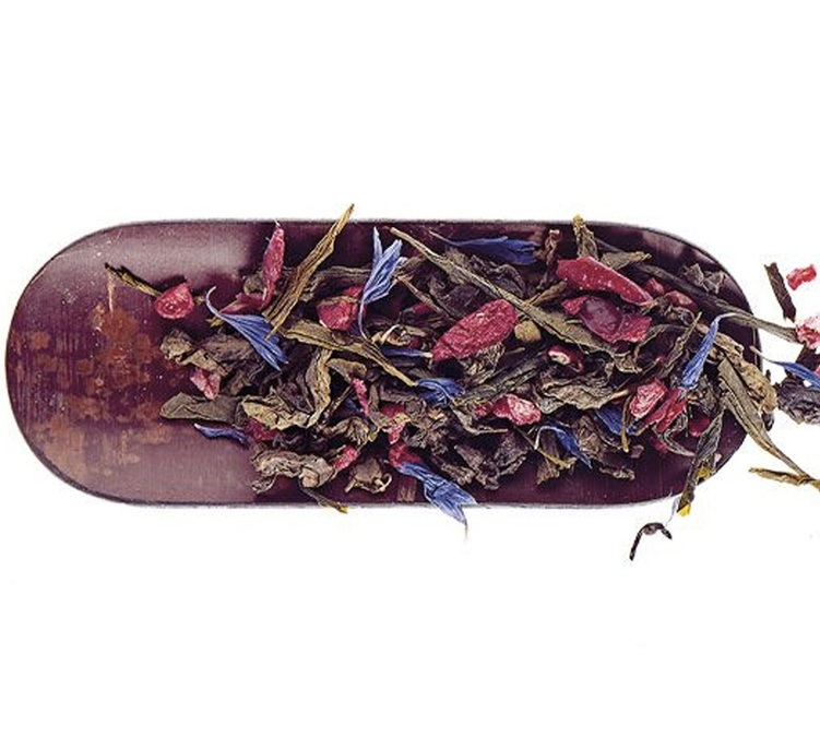 Oolong en Groene Thee Cherry Chérie - Los 100 g - COMPTOIR FRANÇAIS DU THÉ