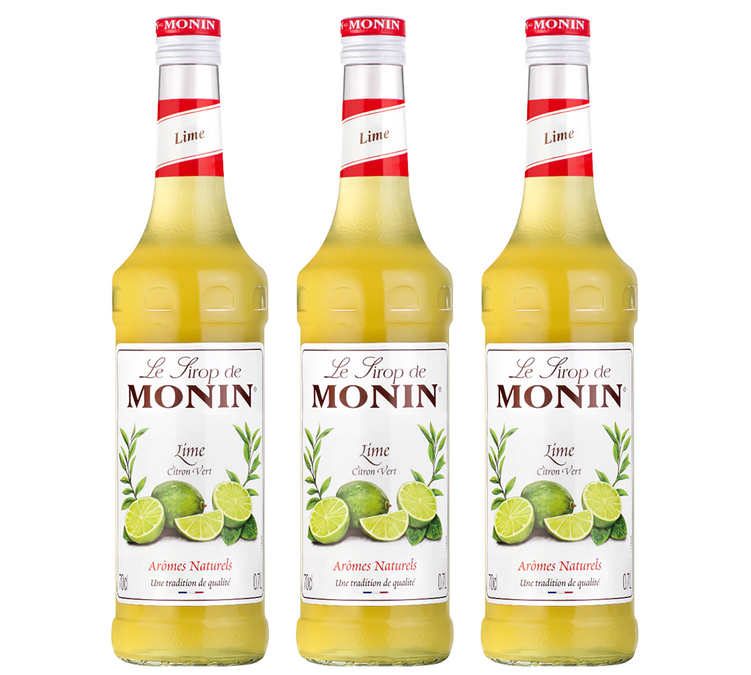 Set od 3 profesionalna sirupa - Limeta - 3 x 70 cl - MONIN