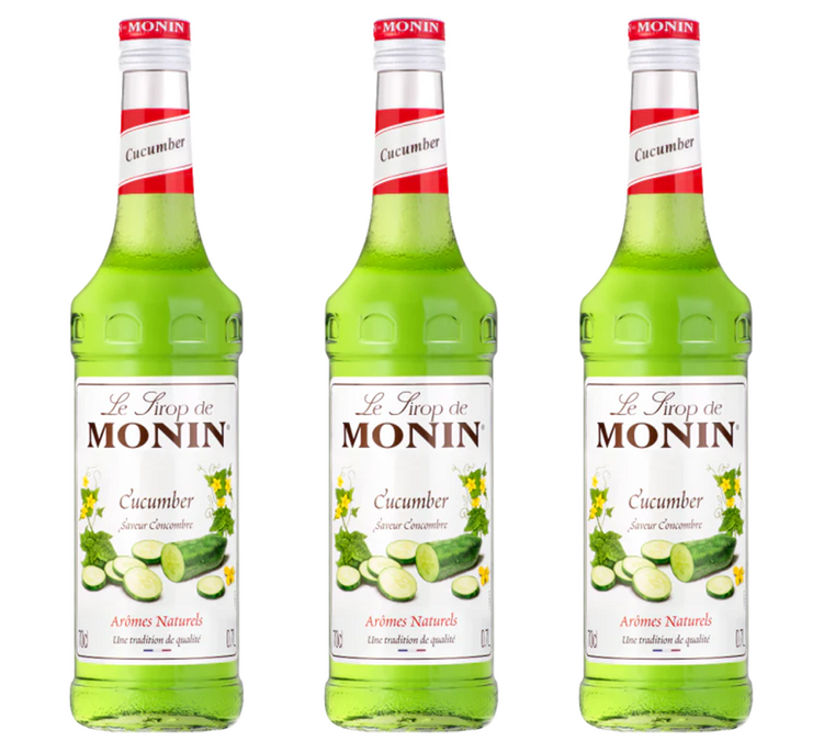 Lot de 3 Sirops Concombre - Monin 3 x 70cl