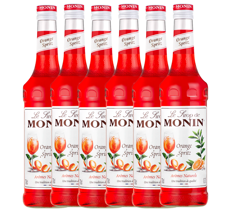 6 siirapin pakkaus ammattilaisille - Orange Spritz - 6 x 70 cl - MONIN