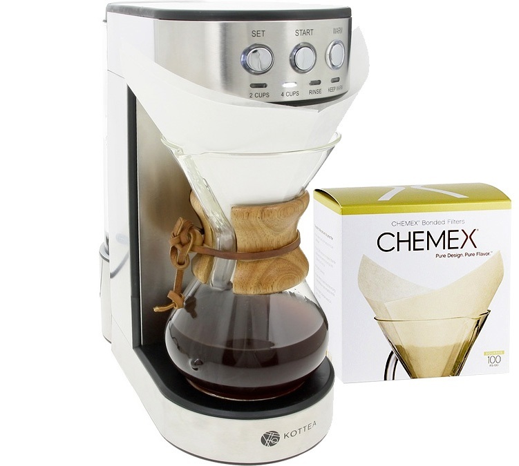 KOTTEA CK105 Automatski aparat za Slow Coffee s Chemexom za 6 šalica
