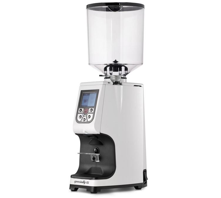 Moinho de café expresso profissional Eureka Atom Specialty 75 Branco Diamond Inside