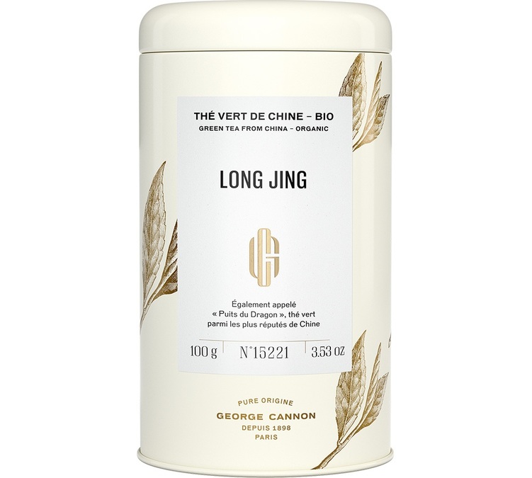 Dose Grüner Tee Long Jing Bio - Lose 100g - GEORGE CANNON