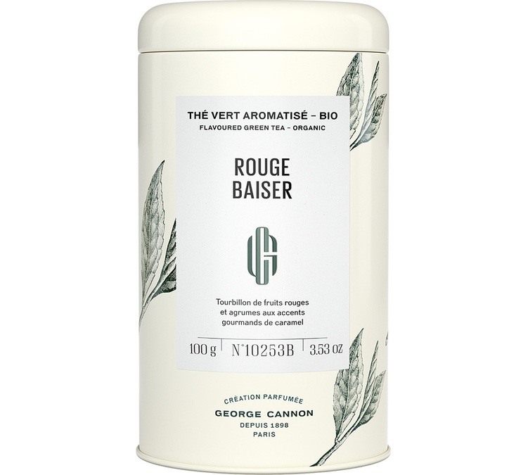 Dose Bio-Grüntee Rouge Baiser - Lose 100 g - GEORGE CANNON