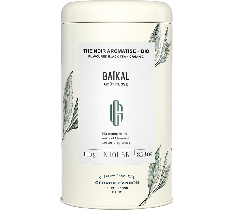 Dose Bio-Schwarztee Baikal Russischer Geschmack - Lose 100 g - GEORGE CANNON