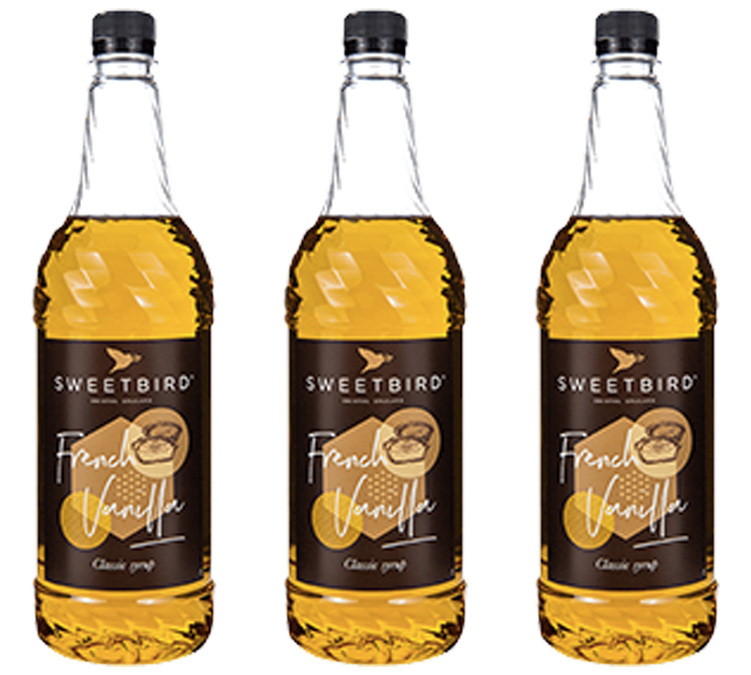 3 db-os Profi Szirup csomag Francia Vanília - 3 x 1L SWEETBIRD