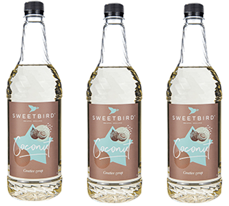 3-pack Sweetbird Sirap - Kokos - 3 x 1L