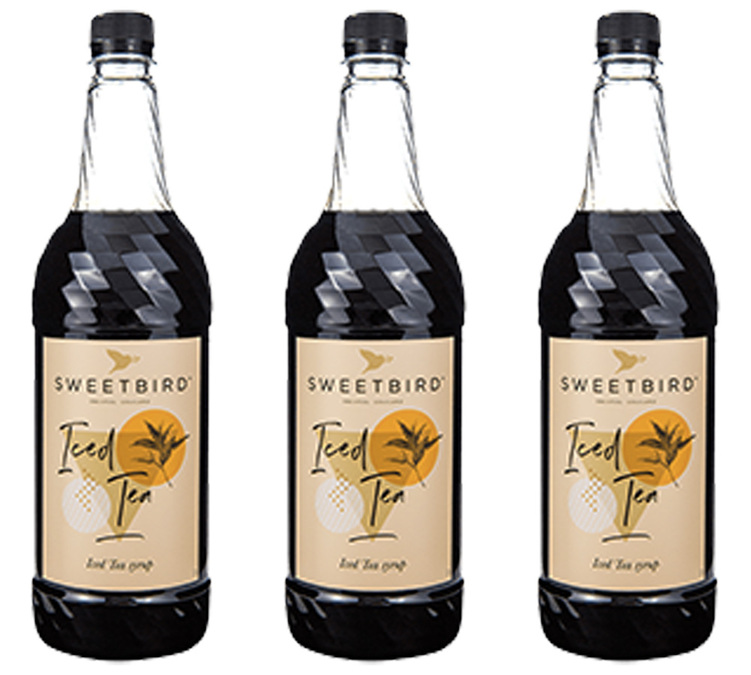 3 db Professzionális Szirup Jeges Tea 3 x 1L - SWEETBIRD Lejárat 28.03.2026