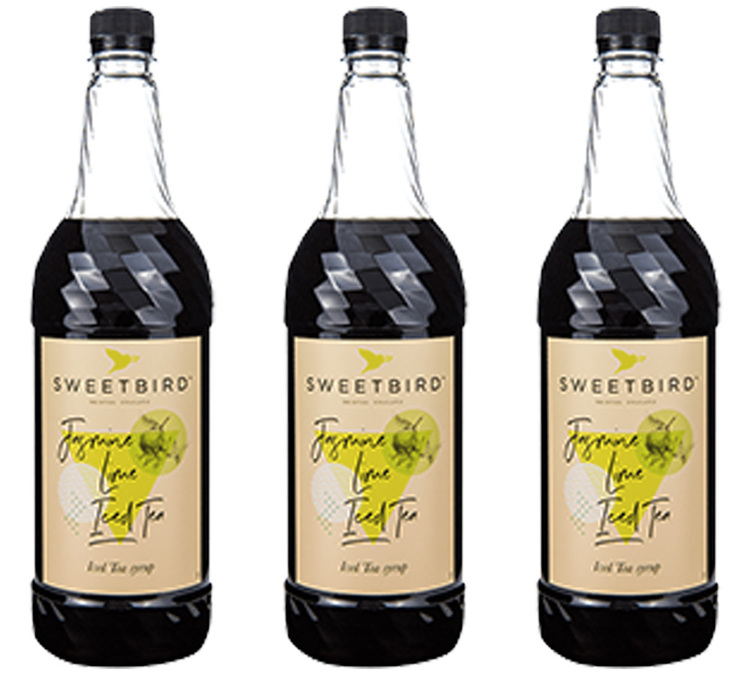 3 db Professzionális szirup Jázmin és Citrom Jeges Tea 3 x 1L - SWEETBIRD