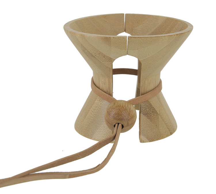 Collier en Bambou BREWISTA pour cafetière Pour Over Hourglass 3 tasses